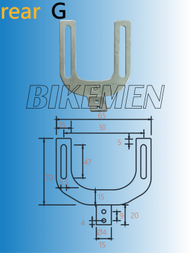 REAR BIKE RACK HANGER G